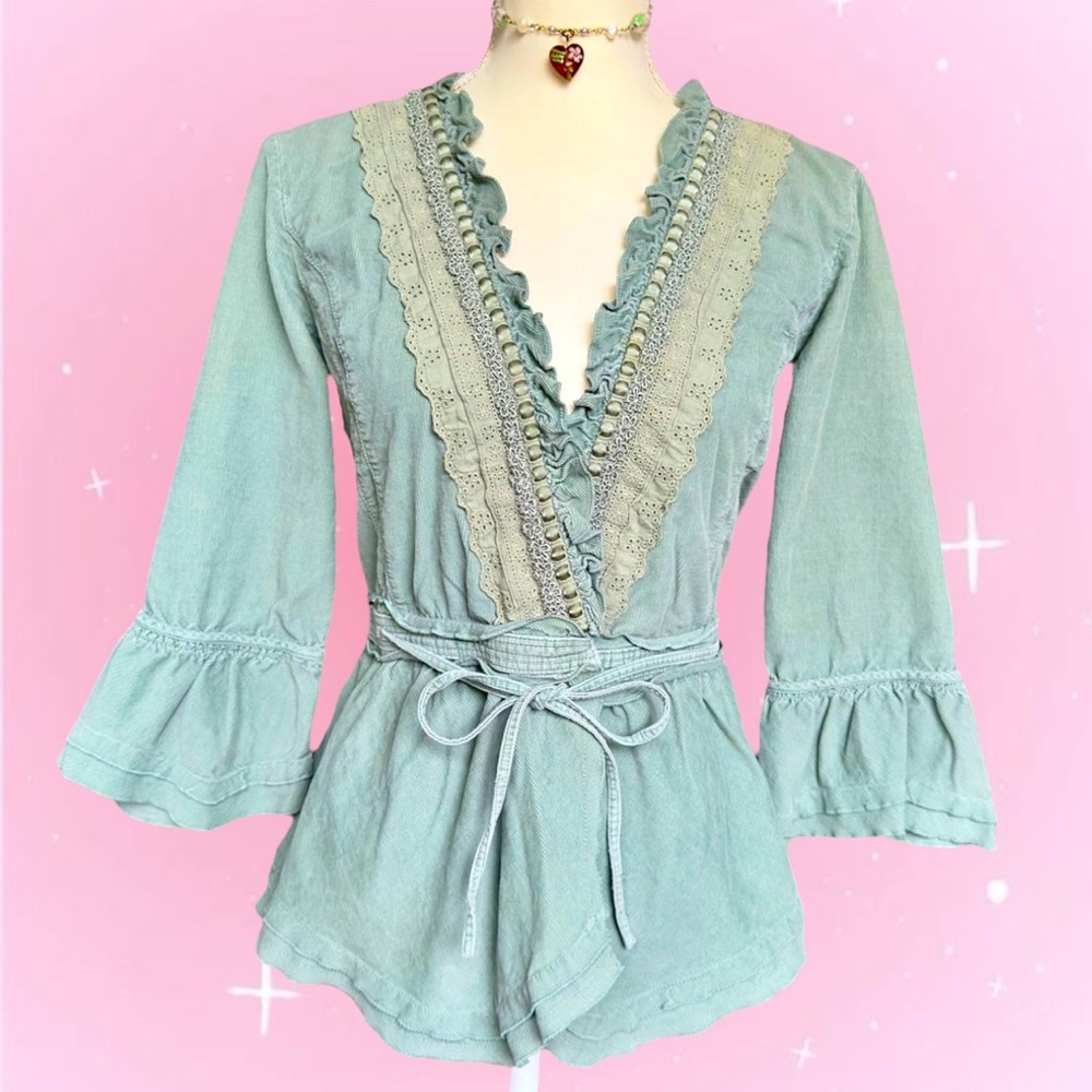 grunge fairy core jacket ☽༓･*˚⁺‧͙